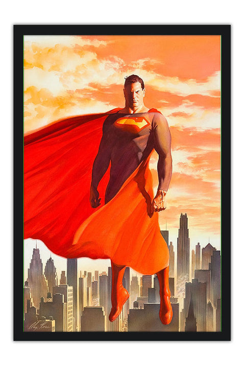 Poster Super Homem - Superman - Alex Ross - Comics - Quadrinhos - Hq