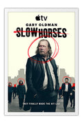 Poster Slow Horses - Séries - Moldura branca
