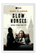 Poster Slow Horses - Séries - Moldura branca