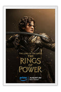 Poster O Senhor dos Anéis: Os Anéis de Poder - The Rings of Power - Séries - Moldura branca