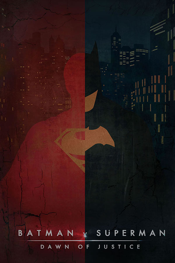 Poster Batman Vs Superman - Filmes