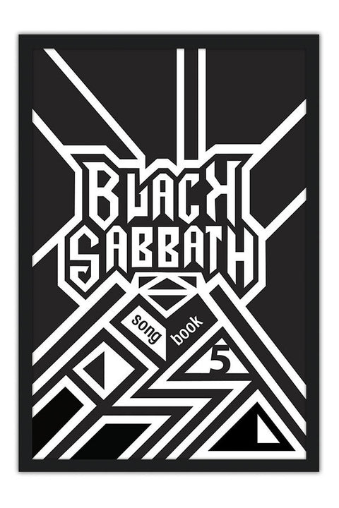 Poster Black Sabbath - Song Book 5 - Bandas de Rock