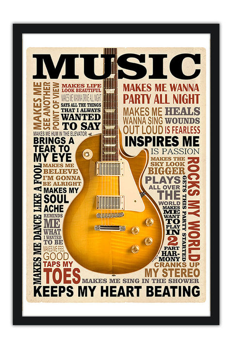 Poster Music - Conceitual de Música Rock