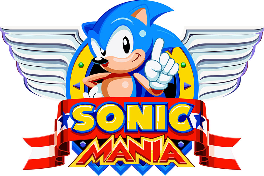 Poster Emoldurado A3 SONIC MANIA personagens video game jogo