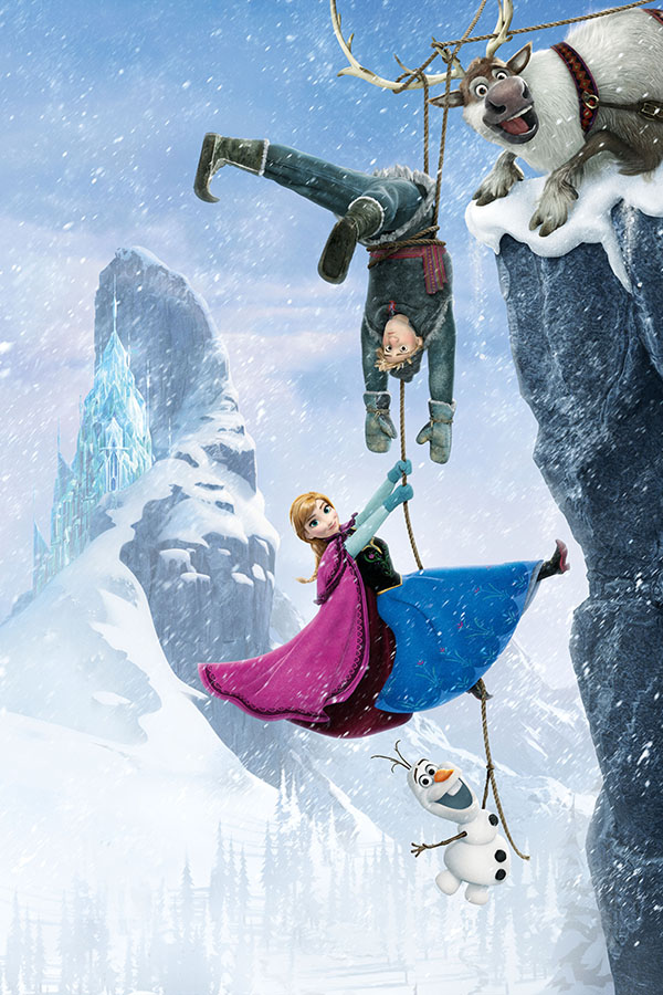 Poster Frozen Uma Aventura Congelante - Princesa - Infantil - Uau Posters