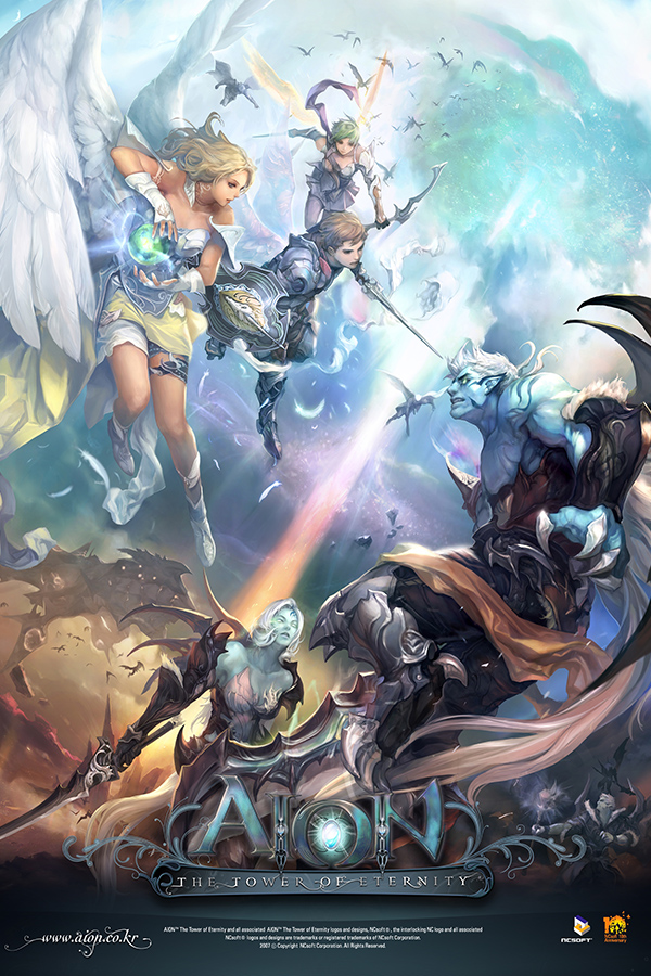 Poster Aion the Tower of Eternity - Games - Uau Posters