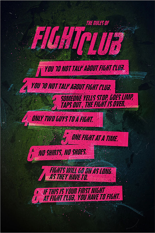 Poster Clube Da Luta - Fight Club - Filmes - Uau Posters