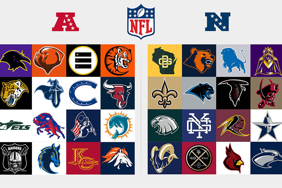 Poster Team - Equipes - Times - Futebol Americano - NFL - Uau Posters