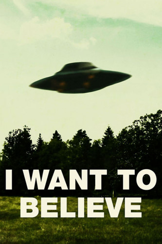 Poster I Want To Believe X Files - Arquivo X