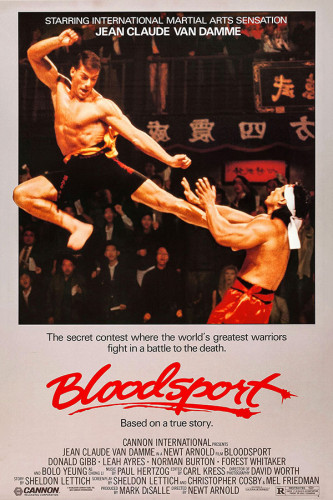 Poster Bloodsport - O Grande Dragão Branco - Jean-Claude Van Damme - Filmes