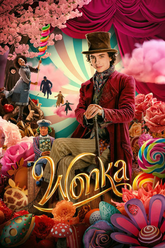 Poster Wonka - Musical - Timothee Chalamet - Filmes