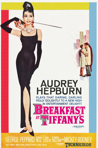 Poster Bonequinha Luxo - Breakfast At Tiffany - Audrey