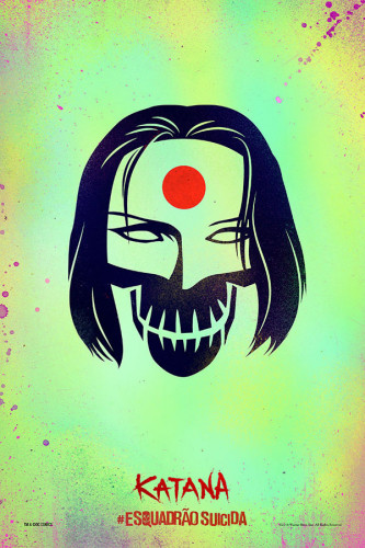 Poster Suicide Squad Esquadrao Suicida Personagens Katana