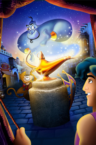 Poster Lâmpada do Aladdin