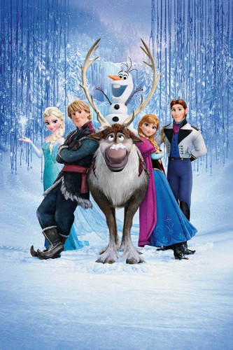 Poster Frozen Uma Aventura Congelante