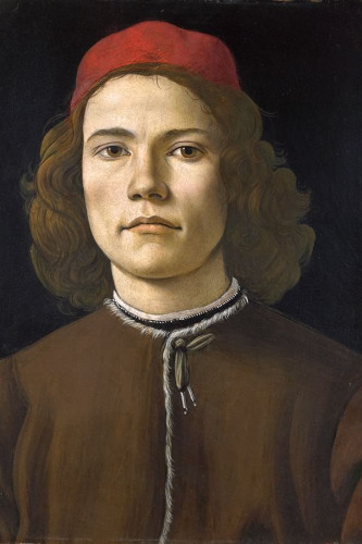 Poster Botticelli Sandro - Portrait Of A Young Man3
