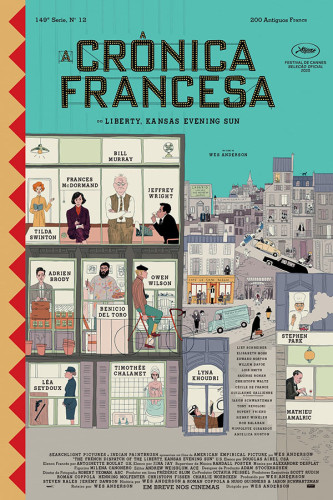 Poster A Crônica Francesa - The French Dispatch - Filmes