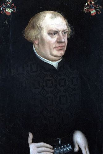 Poster Cranach Lucas The Elder - Portrait Of A Man Probably Johann Feige