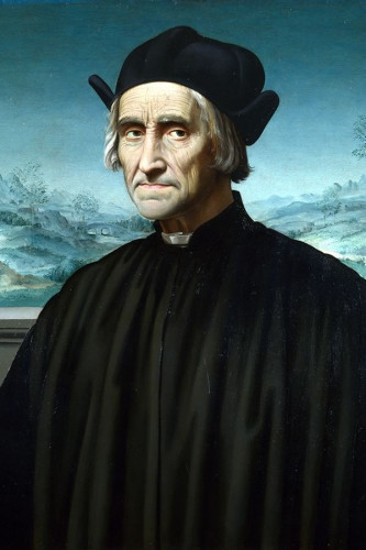 Poster Ghirlandaio Ridolfo - Portrait Of Girolamo Benivieni