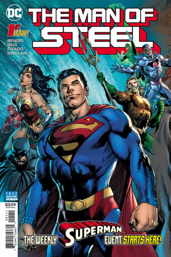 Poster Superman - The Man Of Steel Capas De Quadrinhos - HQ - DC Comics