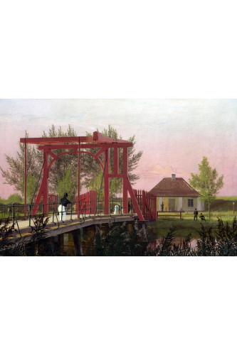 Poster Kobke Christen - The Northern drawbridge To The Citadel In Copenhagen