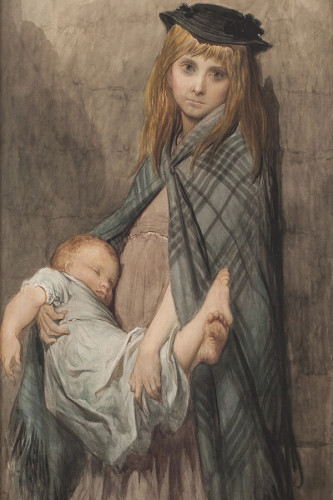 Poster Gustave Doré - Poor Children of London - Obras de Arte