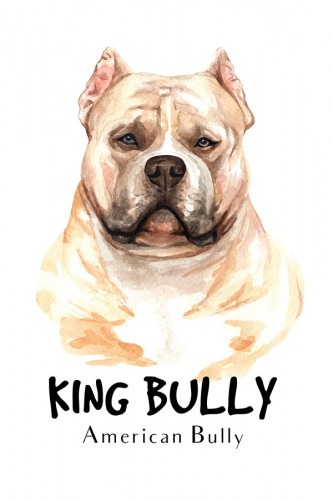 Poster Cachorro - Frase - Coleção Colors - Animais