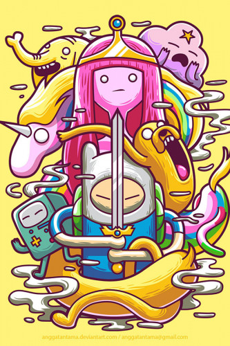 Poster A Hora Da Aventura - Adventure Time - Infantil