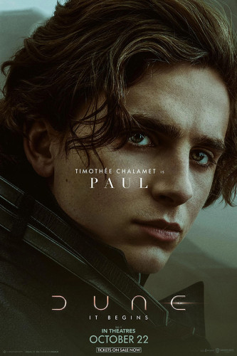 Poster Duna - Timothée Chalamet - Dune - Filmes
