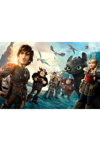 Poster Como Teinar O Seu Dragao 3 - Filmes - Infantis