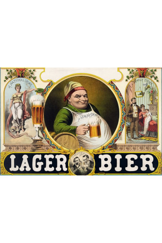Poster Cerveja Larger Bier