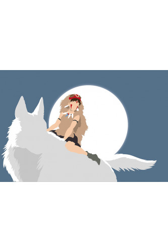 Poster Princesa Mononoke - Estudio Ghibli - Filmes