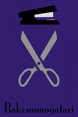 Poster Bakemonogatori - Minimalista - Filmes