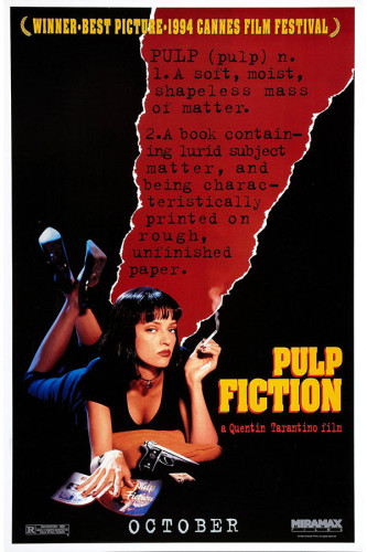 Poster Pulp Fiction - Tempos Violência - Versão 3 - Filmes
