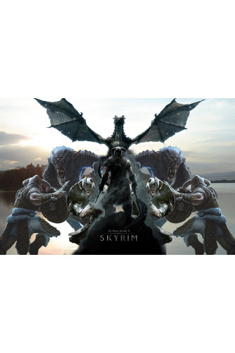 Poster Skyrim - Games