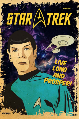 Poster Star Trek Retrô