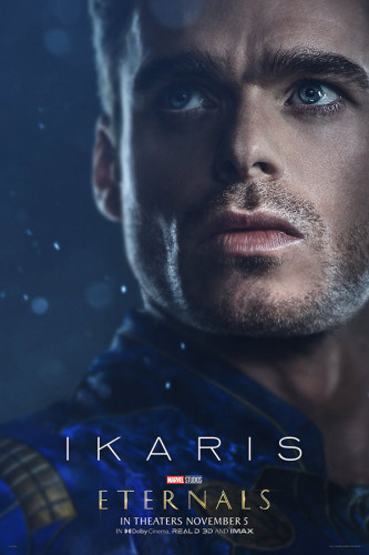 Poster Personagens - Ikaris - Eternos - Eternals - Filmes