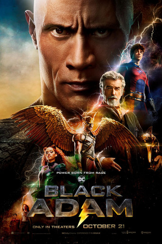 Poster Adao Negro - Black Adam - DC Comics - Filmes