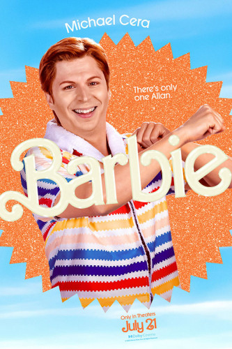 Poster Barbie 2023 - Michael Cera Allan - Filmes