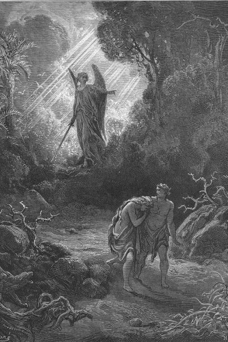 Poster Gustave Dore - Fall From Grace - Obras de Arte