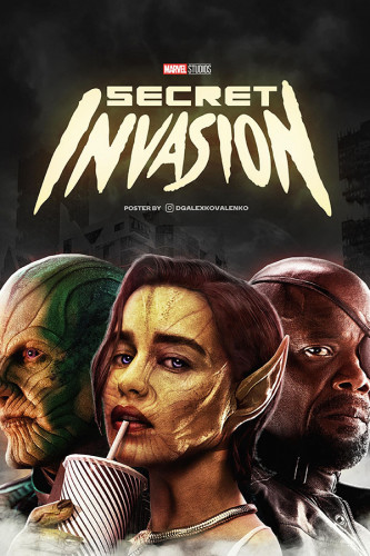 Poster Invasão Secreta - Secret Invasion - Marvel - Series