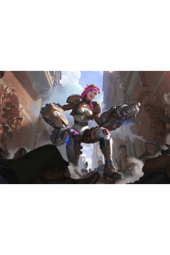 Poster League Of Legends - LOL - Vi Legends Of Runeterra - Games