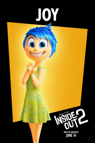 Poster Divertidamente 2 - Alegria - Inside Out 2 - Animação - Infantil - Filmes