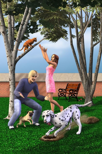 Poster Game Sims 2 Pets