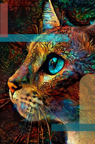 Poster Gato - Arte Digital