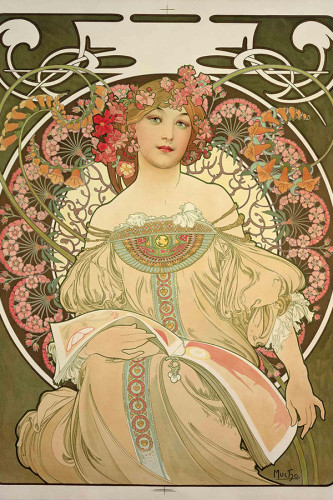 Poster Afons Maria Mucha - Printer Publisher - 1897 - Obras de Arte