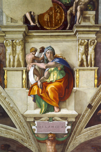 Poster Michelangelo - Delphic - Obras de Arte