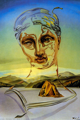 Poster Salvador Dali - Birth of a Divinity - Obras de Arte