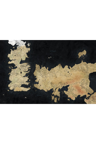 Mapa Got Game of Thrones Westeros Essos