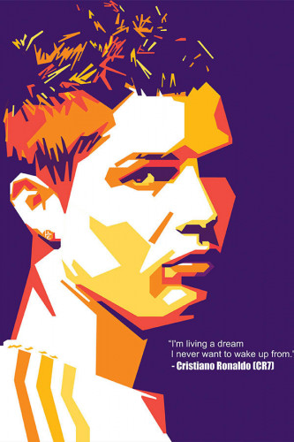 Poster Cristiano Ronaldo - Cr7 - Jogador - Futebol